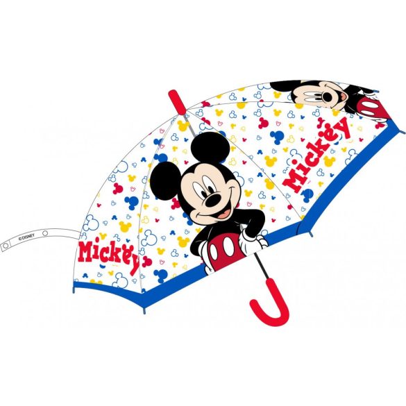 Mickey egér gyerek félautomata átlátszó esernyő