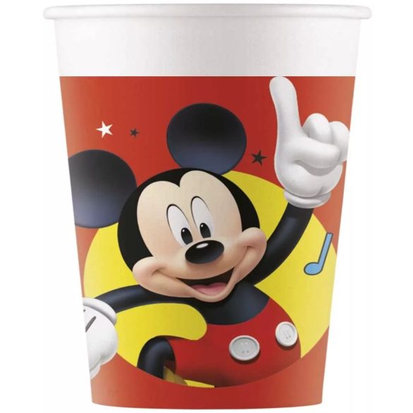 Disney Mickey papír parti pohár (8 db-os)