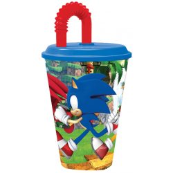 Sonic a sündisznó szívószálas pohár