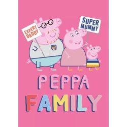 Peppa malac Family Pink polár takaró