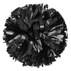 Pompom Metallic 8", fekete
