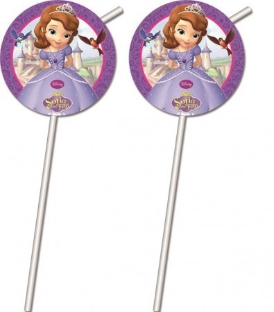 Disney Szófia hercegnő szívószál (6 db-os) Disney Szófia hercegnő szívószál (6 db-os)