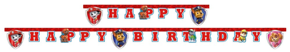 Mancs őrjárat Happy birthday felirat Mancs őrjárat Happy birthday felirat