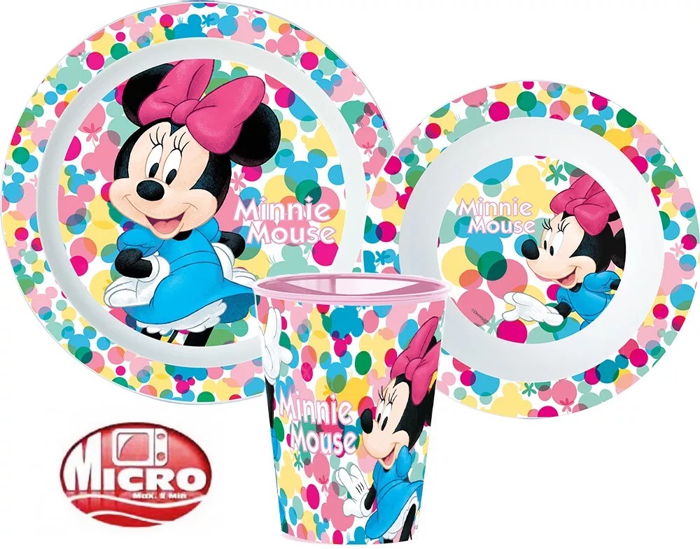 Minnie egér mikrózható étkészlet Minnie egér mikrózható étkészlet
